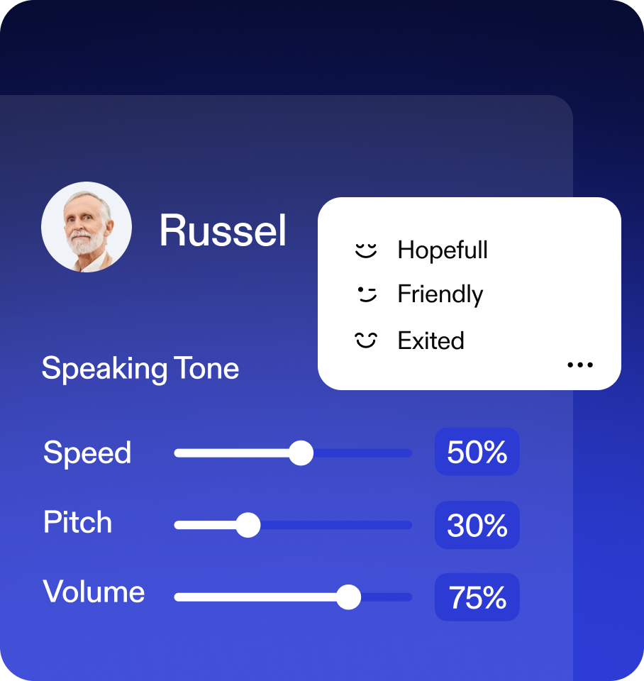 Granular Voice Customization